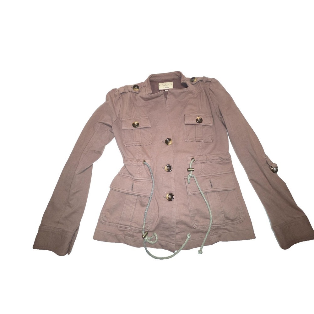 Sanctuary‎ Utility Jacket Women M Mauve Military Field Jacket J304-707 Excellent